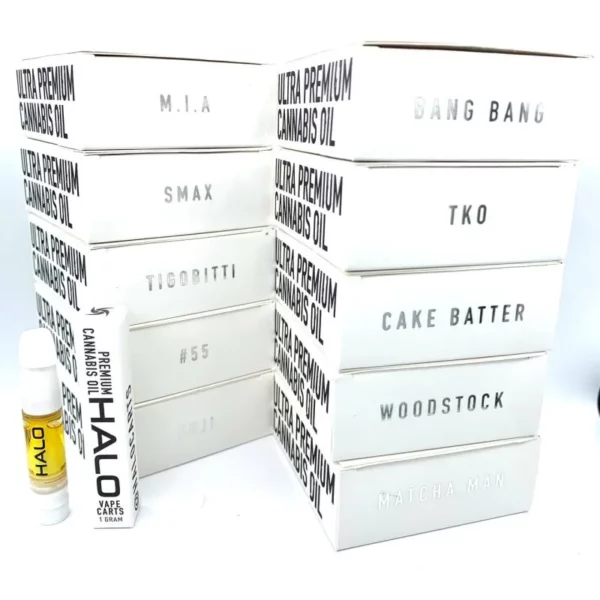 Halo disposable vape is one of a variety of THC vape cart brands sold by 420smokes.co.uk, used to relief stress, anxiety, depression, etc. order now.